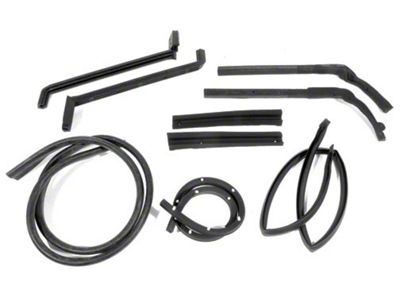 CA Hardtop Weatherstrip Kit with Screw Kit (63-67 Corvette C2)