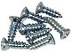 CA Headlight Bezel Screws; 8-Pieces (1963 Corvette C2)