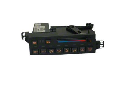 CA 1990-1991 Corvette Heater/AC Controls - Manual - Convertible with Heated Mirrors Except Defrost