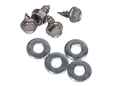 CA Heater Core Mount Screws; 4-Pieces (56-62 Corvette C1)