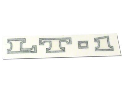 CA 1970 Corvette Hood Decal. LT1 Black/Silver