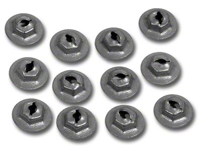 CA Hood Number Speednut Set; 12-Piece (67-72 Corvette C3)