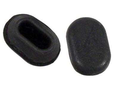 CA Hood Release Cable Grommets; Pair (58-62 Corvette C1)