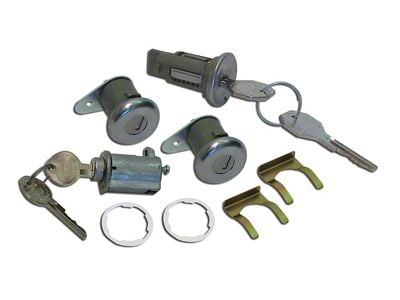 CA Ignition, Doors and Glove Box Lock Set (66-67 Corvette C2)