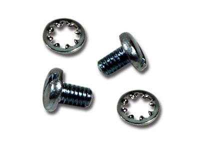 CA Ignition Point Screws; 4-Pieces (56-74 Corvette C1, C2 & C3)