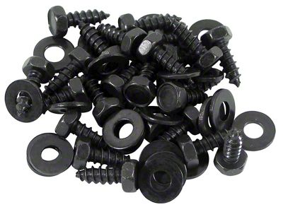 CA 1958-1962 Corvette Inner Fender Reinforcement Screws. Upper and Lower 48 Piece