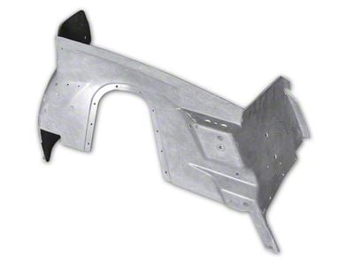 1980-1982 Corvette Inner Skirt. Driver Side; Press Molded