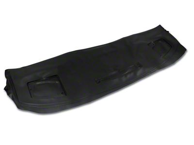 CA Ipper Main Dash Pad Skin; Black (84-89 Corvette C4)