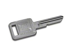 CA Key Blank; Square E (69-81 Corvette C3)