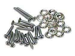 CA Kick Panel Screws; 32-Pieces (58-62 Corvette C1)