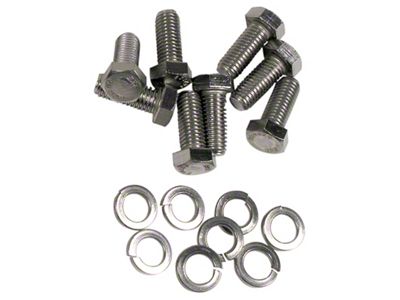 CA Lap and Shoulder Seat Belt Bolt Kit (74-77 Corvette C3 Coupe)