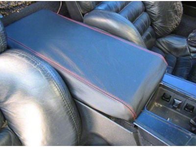 CA Leather Armrest Cover; 1-1/8-Inch Padding (84-89 Corvette C4)