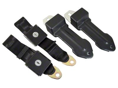 CA Lift Latch Seat Belts with Irving Chute Buckles (65-66 Corvette C2)