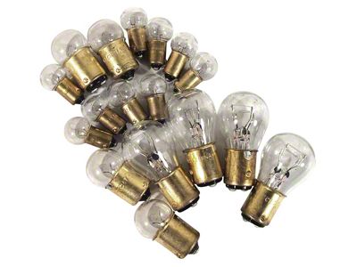 CA Light Bulb Kit; 17-Piece (1960 Corvette C1)