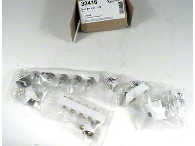 CA Light Bulb Kit; 27-Piece (1963 Corvette C2)