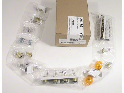 CA Light Bulb Kit; 42-Piece (1969 Corvette C3)