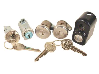 1966-1967 Corvette Lock Set. Deluxe