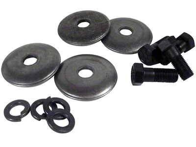 CA 1963-1982 Corvette Lower A-Arm Bushing Retainer Bolts and Lockwashers. 12 Piece Set