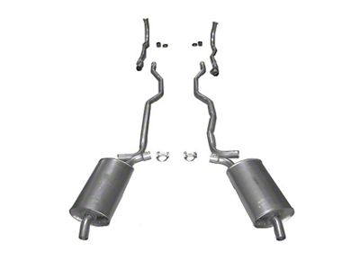 CA Manifold-Back Exhaust System with Separate Secondary Pipe and Muffler (1963 Corvette C2 w/ Manual Transmission)