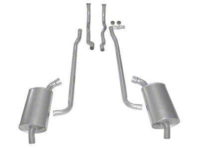 CA Manifold-Back Exhaust System with Separate Secondary Pipe and Muffler (64-65 Corvette C2 w/ Manual Transmission)