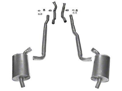 CA Manifold-Back Exhaust System with Separate Secondary Pipe and Muffler (65-67 396/427 V8 Corvette C2 w/ Manual Transmission)