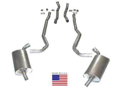 CA Manifold-Back Exhaust System with Separate Secondary Pipe and Mufflers (70-72 454 V8 Corvette C3 w/ Manual Transmission)