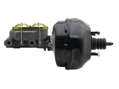 CA 1968-1976 Corvette Master Cylinder and Booster, Replacement - Black