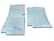 CA 1968-1982 Corvette Mats. Clear