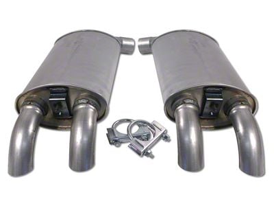 CA 1984 Corvette Mufflers. Aluminized with Tips