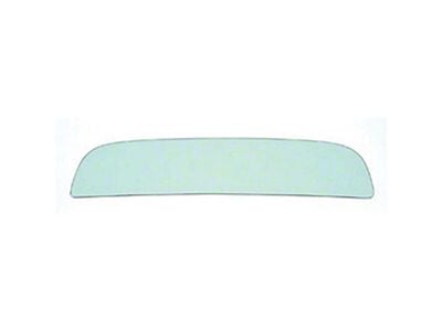 CA Non-Date Coded Rear Window Glass; Soft Ray Green Tint; (68-72 Corvette C3)