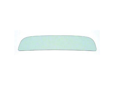 CA Non-Date Coded Rear Window Glass; Soft Ray Green Tint; (73-77 Corvette C3)