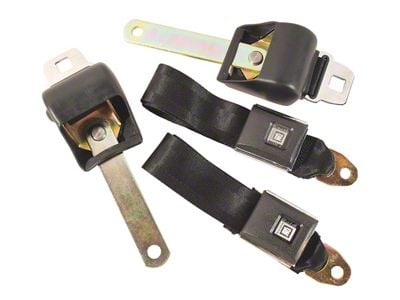 CA OE Retractable Lap Seat Belts (Late 66-67 Corvette C2)