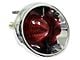 CA Outer Tail Light; Chrome Housing; Red Lens; Passenger Side (63-67 Corvette C2)