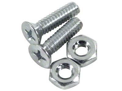 CA Outside Mirror Bracket Screw and Nut Set (53-67 Corvette C1 & C2)