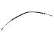 CA 1984-1987 Corvette Park Brake Cable. Rear Driver Side - Stainless Steel