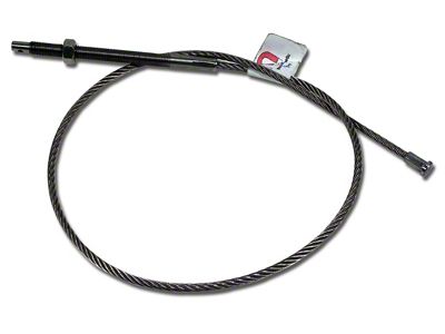 CA Parking Brake Cable; Front; Stainless Steel (67-82 Corvette C2 & C3)