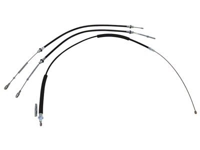 CA Parking Brake Cable Kit; Front and Rear (84-87 Corvette C4)