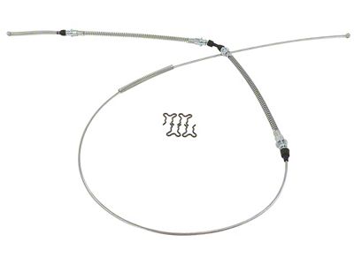 CA Parking Brake Cable; Rear (65-82 Corvette C2 & C3)