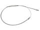 CA Parking Brake Cable; Rear Driver Side (1963 Corvette C2)