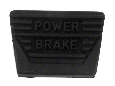 CA Pedal Pad; Power Brake (63-67 Corvette C2 w/ Manual Transmission)