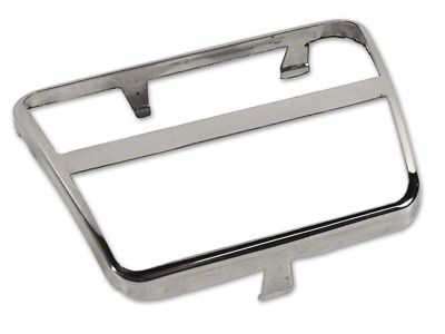 1968-1979 Corvette Pedal Pad Trim. Brake Or Clutch - Stainless Steel