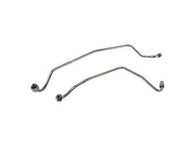 CA Rack and Pinion Power Steering Lines; Stainless Steel (1985 Corvette C4)