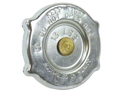 CA 1955-1962 Corvette Radiator Cap - without Fuel Injection 13psi - Replacement