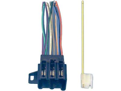 1977-1989 Corvette Radio Wiring Harness and Connector