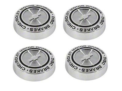 CA 1967 Corvette Rally Hubcap Centers. 4 Piece Set