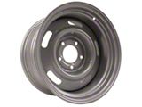 CA Rallye Steel Silver Wheel; 15x8 (69-82 Corvette C3)