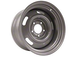 CA Rallye Steel Silver Wheel; 15x8 (69-82 Corvette C3)