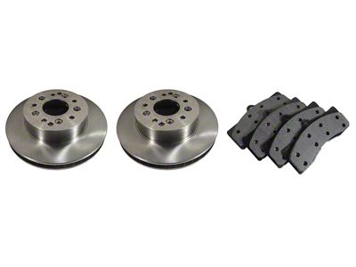 CA 1965-1982 Corvette Rear Brake Rotors and Pads Kit