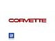 CA Rear Bumper Lettering; Gloss Red (84-90 Corvette C4)