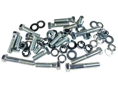 CA Rear Bumper Mount Bolts; 52-Pieces (58-60 Corvette C1)